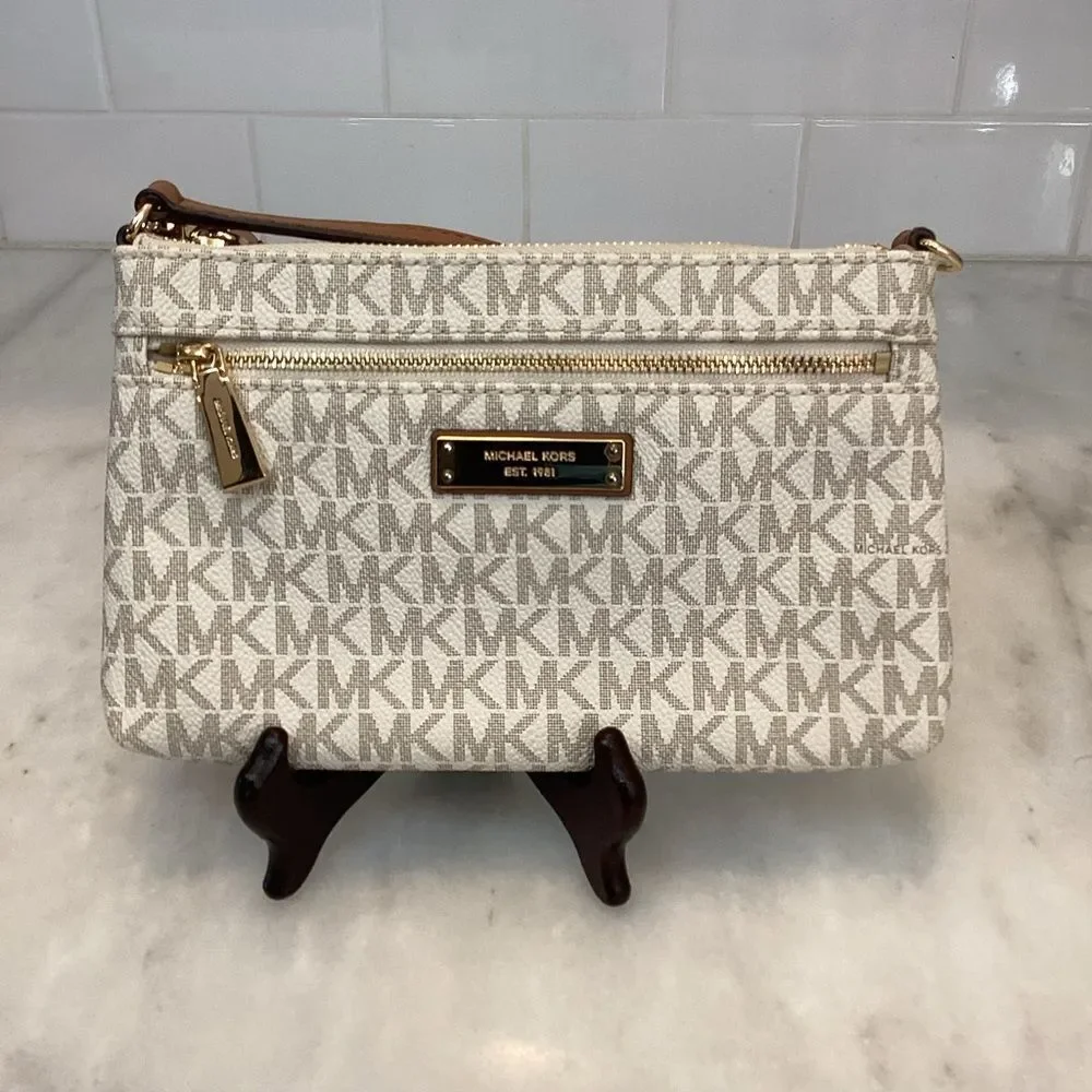 Michael Kors Bag Purse Handbag Mini Saffiano Leather Signature Logo Mini Bag